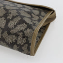 SAINT LAURENT Clutch Bag PVC Gray Beige Auth ep12972V-7