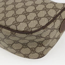 GUCCI GG Supreme Web Sherry Line Bag PVC Outlet Beige 001 123 6177 Auth ep12974-16
