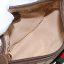 GUCCI GG Supreme Web Sherry Line Bag PVC Outlet Beige 001 123 6177 Auth ep12974-10