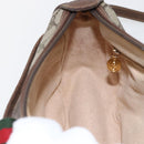 GUCCI GG Supreme Web Sherry Line Bag PVC Outlet Beige 001 123 6177 Auth ep12974-21