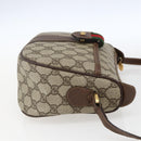 GUCCI GG Supreme Web Sherry Line Bag PVC Outlet Beige 001 123 6177 Auth ep12974-4