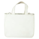 GUCCI Hand Bag Patent leather White Auth ep12976-2