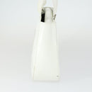 GUCCI Hand Bag Patent leather White Auth ep12976-3