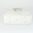 GUCCI Hand Bag Patent leather White Auth ep12976-5