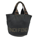 FENDI Hand Bag Nylon Black Auth ep12981-1