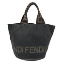 FENDI Hand Bag Nylon Black Auth ep12981-2