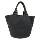 FENDI Hand Bag Nylon Black Auth ep12981-3