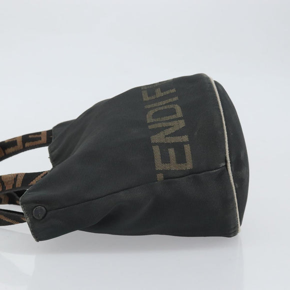 FENDI Hand Bag Nylon Black Auth ep12981