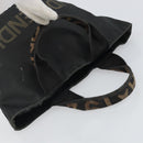FENDI Hand Bag Nylon Black Auth ep12981-6
