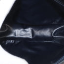 CELINE C Macadam Canvas Shoulder Bag Navy Gold Auth ep12983-17
