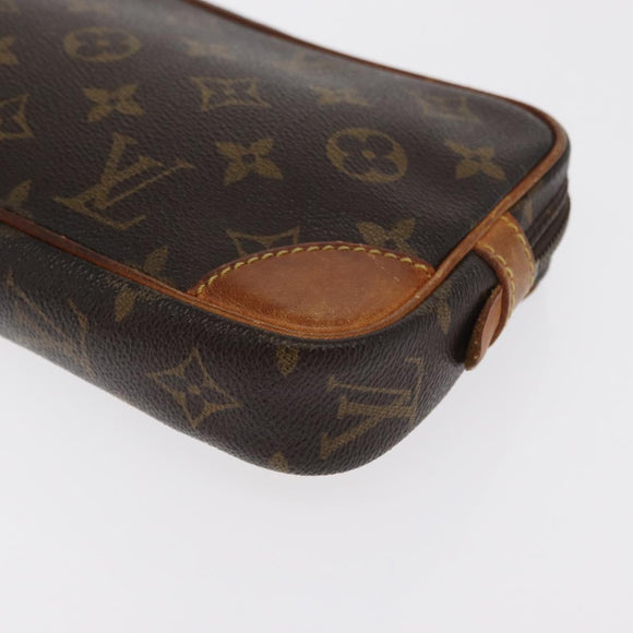 LOUIS VUITTON Monogram Marly Dragonne PM Clutch Bag M51827 LV Auth ep12986
