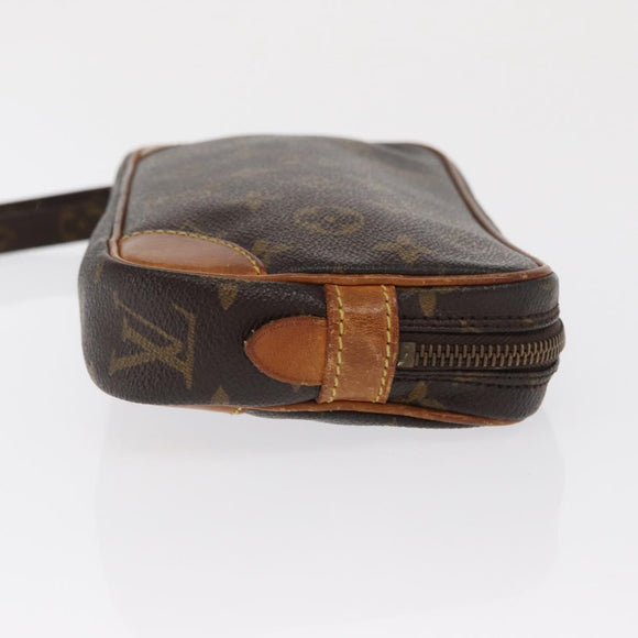 LOUIS VUITTON Monogram Marly Dragonne PM Clutch Bag M51827 LV Auth ep12986