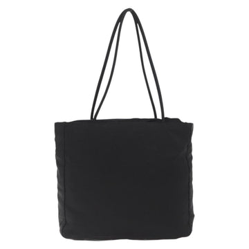 PRADA Tote Bag Nylon Black Silver Auth ep12992 - 0