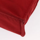 HERMES DeauvilleMM Hand Bag Canvas Red Auth ep12998-16