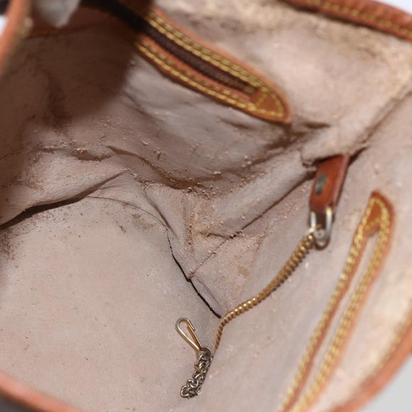 LOUIS VUITTON Monogram Bucket PM Shoulder Bag M42238 LV Auth ep13001