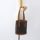 LOUIS VUITTON Monogram Bucket PM Shoulder Bag M42238 LV Auth ep13001-22