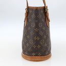 LOUIS VUITTON Monogram Bucket PM Shoulder Bag M42238 LV Auth ep13001-3