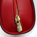 LOUIS VUITTON Epi Dauphine MM Pouch Red M48457 LV Auth ep13004-8