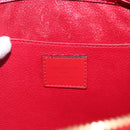 LOUIS VUITTON Epi Dauphine MM Pouch Red M48457 LV Auth ep13004-9