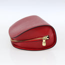 LOUIS VUITTON Epi Dauphine MM Pouch Red M48457 LV Auth ep13004-3