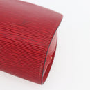 LOUIS VUITTON Epi Dauphine MM Pouch Red M48457 LV Auth ep13004-7