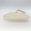 GUCCI Jackie Shoulder Bag Leather White 001 3346 Auth ep13015-9