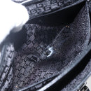 GUCCI Jackie Shoulder Bag Canvas Leather Black Silver 001 4272 Auth ep13016-19