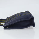 HERMES Fourre ToutPM Hand Bag Canvas Navy Auth ep13017-4