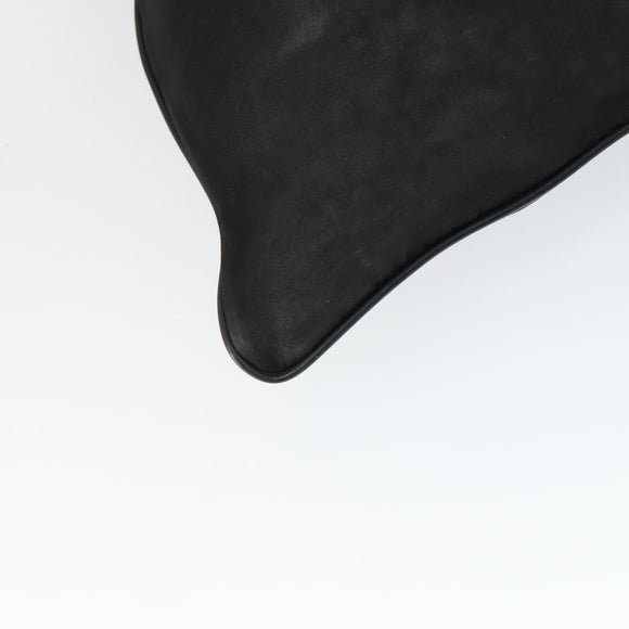 PRADA Umhängetasche Nylon Schwarz Silber Auth ep13020