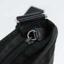 PRADA Umhängetasche Nylon Schwarz Silber Auth ep13020-9
