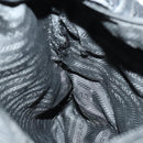 PRADA Umhängetasche Nylon Schwarz Silber Auth ep13020-19