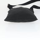 PRADA Umhängetasche Nylon Schwarz Silber Auth ep13020-5