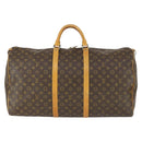 LOUIS VUITTON Monogram Keepall 60 Boston Bag M41422 LV Auth ep13028-13