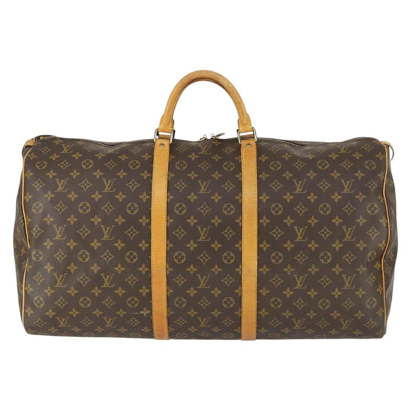 LOUIS VUITTON Monogram Keepall 60 Boston Tasche M41422 LV Auth ep13028