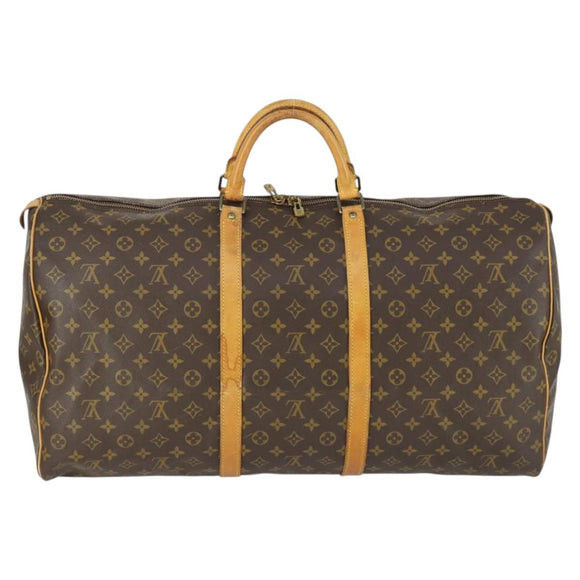 LOUIS VUITTON Monogram Keepall 60 Boston Tasche M41422 LV Auth ep13028