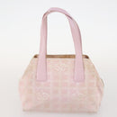 CHANEL New TravelLine Bag Nylon 3 Set Pink CC Auth ep13031-10