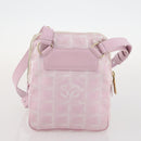 CHANEL New TravelLine Bag Nylon 3 Set Pink CC Auth ep13031-17