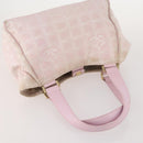 CHANEL New TravelLine Bag Nylon 3 Set Pink CC Auth ep13031-5
