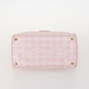 CHANEL New TravelLine Bag Nylon 3 Set Pink CC Auth ep13031-7