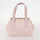 CHANEL New TravelLine Bag Nylon 3 Set Pink CC Auth ep13031-9
