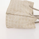 CHANEL New Travel Line Tote Bag Nylon 3 Set Beige CC Auth ep13032-11