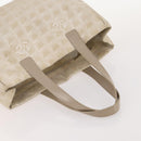 CHANEL New Travel Line Tote Bag Nylon 3 Set Beige CC Auth ep13032-12