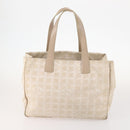 CHANEL New Travel Line Tote Bag Nylon 3 Set Beige CC Auth ep13032-2