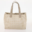 CHANEL New Travel Line Tote Bag Nylon 3 Set Beige CC Auth ep13032-9