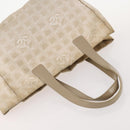 CHANEL New Travel Line Tote Bag Nylon 3 Set Beige CC Auth ep13033-12