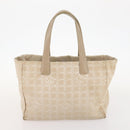 CHANEL New Travel Line Tote Bag Nylon 3 Set Beige CC Auth ep13033-16