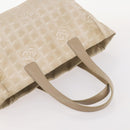 CHANEL New Travel Line Tote Bag Nylon 3 Set Beige CC Auth ep13033-18