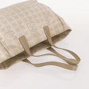 CHANEL New Travel Line Tote Bag Nylon 3 Set Beige CC Auth ep13033-5