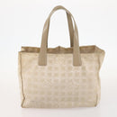 CHANEL New Travel Line Tote Bag Nylon 3 Set Beige CC Auth ep13033-9