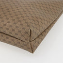 GUCCI Micro GG Supreme Web Sherry Line Tote Bag PVC Beige Gold Red Auth ep13035-9